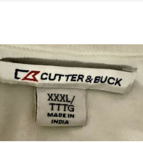Cutter & Buck Mens Sweater Pullover Ivory 1/4 Zip  Sz 3X Supima Cotton - Pockets - Picture 3 of 4